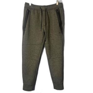 American Eagle Pull On Drawstring Jogger Sweatpants Zip Pockets Size MD Athletic